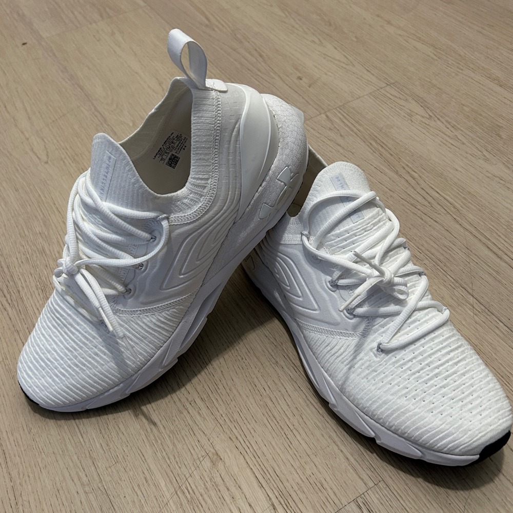 Under Armour HOVR Phantom 3 White Running Shoes Mens 13 3024154-105